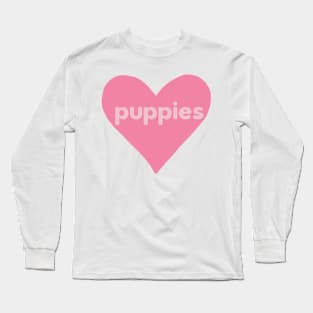 Puppies Heart Long Sleeve T-Shirt